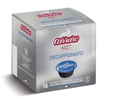 Кофе в капсуле Carraro Decaffeinato, 1 капсула Lavazza A Modo Mio