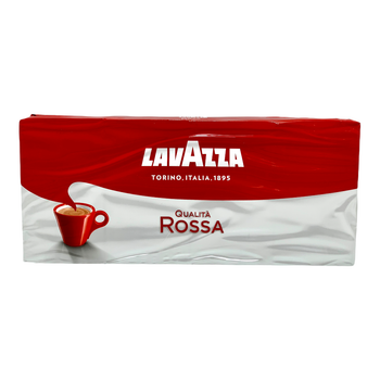 Кава мелена LAVAZZA 50% арабіка 50% робуста Qualita Rossa 250г