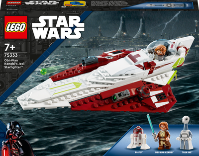 Конструктор LEGO Star Wars Звездный истребитель джедаев Оби-Вана Кеноби 282 деталей (75333)