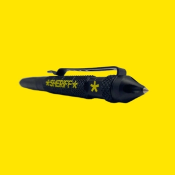 Тактическая ручка с стеклобоем "Sheriff" черная