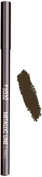 Олівець для очей Maxi Color Metallic Line №6 коричневий 5 г (4823097104491)