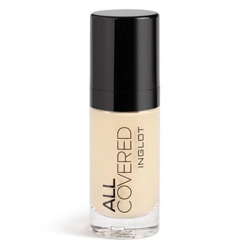 Тональный крем Inglot All Covered Face Foundation LW001 35мл светлый бежевый