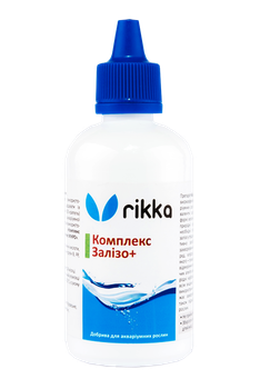 Rikka Комплекс ЖЕЛЕЗО+, добриво для акваріумних рослин 100 мл