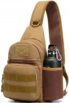 Тактическая сумка рюкзак на плече COYOTE LIGHT