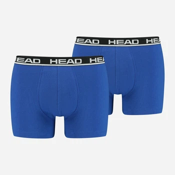 Набор трусов-боксеров мужских HEAD Basic Boxer 701202741-006 M 2 шт Голубой с черным (8720245174862)