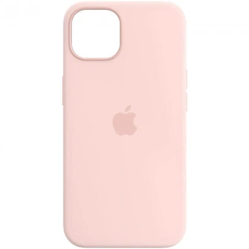 Cиликоновый чехол с MagSafe для iPhone 14 Plus Fruct Silicon Case Full Chalk Pink