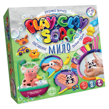 Набор креативного творчества "Пластилиновое мыло" Play Clay Soap PCS-01 большой Панда