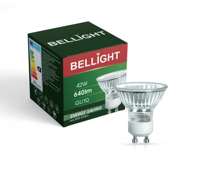Галогенна лампа GU10 eco 230V 42W clear
