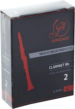 Тростина для кларнета Gonzalez Bb Clarinet Classic 2