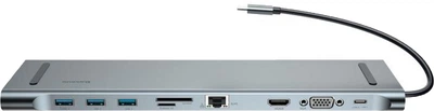 Док-станция Baseus Enjoyment Series Type-C Notebook HUB Adapter Grey (CATSX-F0G)