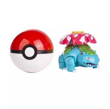 Покемон Покебол Venusaur Венузавр Pokemon GO шар с фигуркой-трансформером