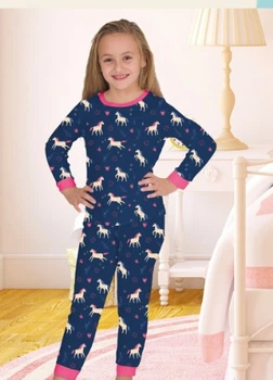 Пижама ElmasKids EL-5503_siniy 6-7y (116-122 см) синий