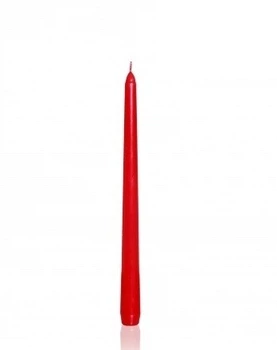 Свічка Bartek Candles класична довга гладка 21*300 мм червона
