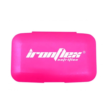 Таблетниця (органайзер) для спорту IronFlex Pill Box Pink