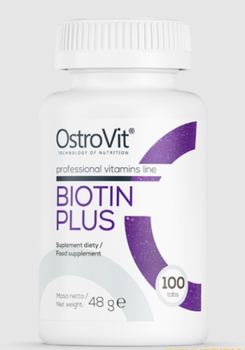 Биотин OstroVit Biotin Plus 100 Tabs
