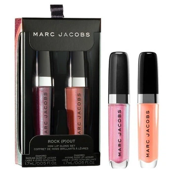Набор Мини-блесков Для Губ ENAMORED ROCK (P)OUT Marc Jacobs Beauty