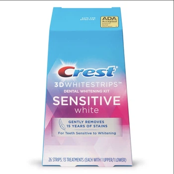 Отбеливающие полоски Crest 3D White Whitestrips Sensitive 26 шт
