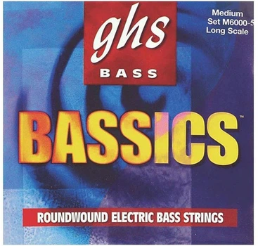 Струни для бас-гітари GHS BASSICS™ M6000-5