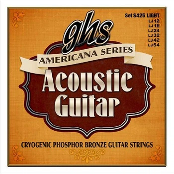 Струни для акустичної гітари GHS S425 (12-54 Americana Phosphor Bronze)