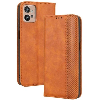 Чехол-книжка Deexe Retro Style для Motorola Moto G32 - Brown
