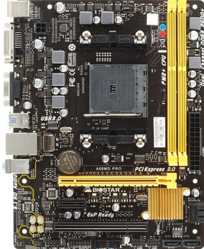 Материнская плата Socket FM2+ / FM2 BioSTAR A68MD PRO ( USB 3.0 / SATA 3 ) ( sFM2+ / FM2, DDR3, AMD A70M , PCI-Ex16 ) Б/У
