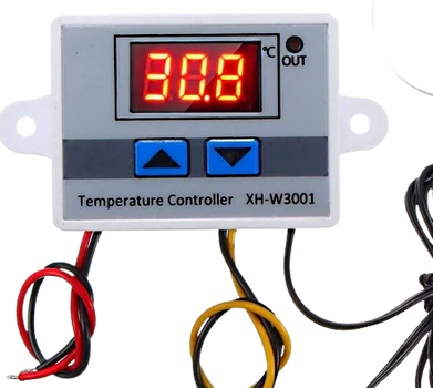 Терморегулятор цифровой XH-W3001 12В (-50...+110) (7383)