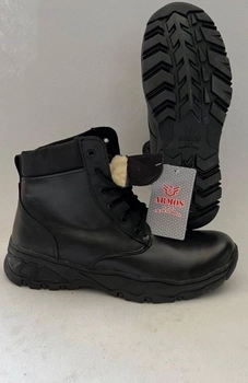Зимові військові черевики Чорні KH, підошва Antistatic (KH9-SHORT-WT-BL-AS-42)