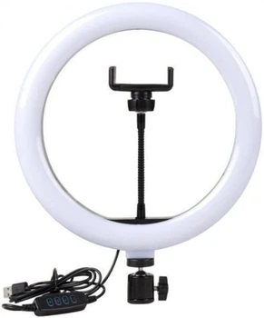 Кільцева LED-лампа S31 (1 кріп.тел.) (кер. на дроті) (USB) (30 см)