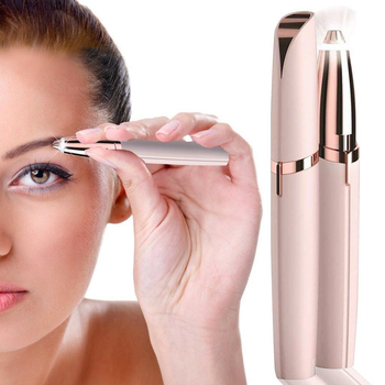 Жіночий триммер епілятор для брів Flawless Brows. Акумуляторний епілятор триммер для брів портативний