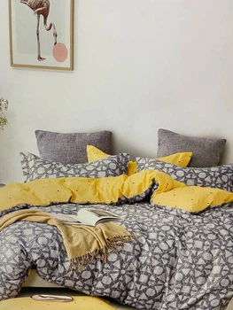 Комплект постельного белья East New Casual Евростандарт 200х230см Серый