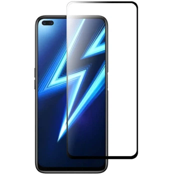 Защитное стекло LUX для Realme 6 Pro Full Сover черный 0,3 мм в упаковке
