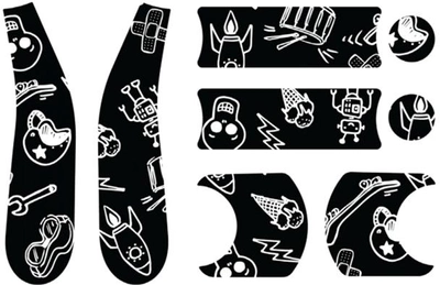 Стикеры Doona Stickers Liki B&W Cool Sketch (SP555-99-020-000)