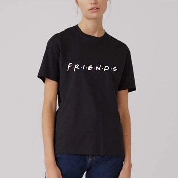 Футболка Fanbolka Friends Друзі L Чорна (54WUNBKL)