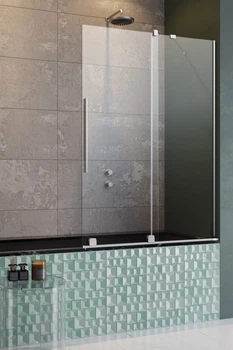 Стеклянная шторка для ванны RADAWAY Furo PND II 120 правая 10109638-01-01R+10112594-01-01