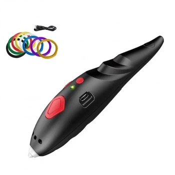 Аккумуляторная 3D ручка с трафаретом K9902 (5-14-14599)