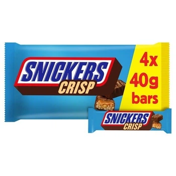 Батончики Snickers Crisp 4X40g