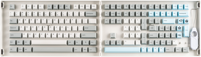 Набор кейкапов Akko Silent Fullset Keycaps 158 шт Blue (AKEYPCAPS_S)