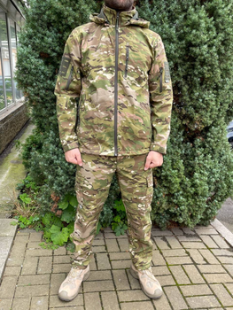 Мужской армейский костюм тактическая форма на флисе Мультикам ВСУ (ЗСУ) L 8656 хаки