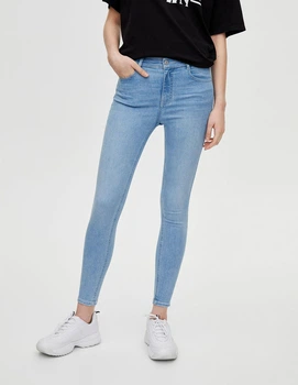 Джинси PULL & BEAR Ж1085626 (5683/308/406А) цвет блакитний (Ж1085626 - 136243)