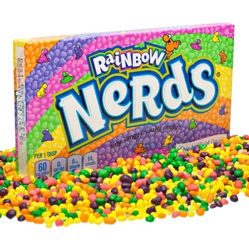 Драже Nerds конфетки от Вилли Вонка Rainbow сладкие снаружи и кислые внутри 141.7 г