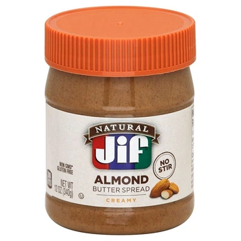 Мигдальний паста JIF Natural Creamy Almond Butter 340g