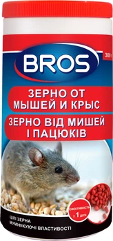 Зерно Bros от мышей и крыс 300 г (5904517325784)