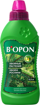 Удобрение жидкое BIOPON для хвойных растений 0.5 л (5904517062573)
