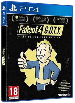 Игра Fallout 4 Game of the Year Edition для PS4 (Blu-ray диск, English version) Б/У идеальный