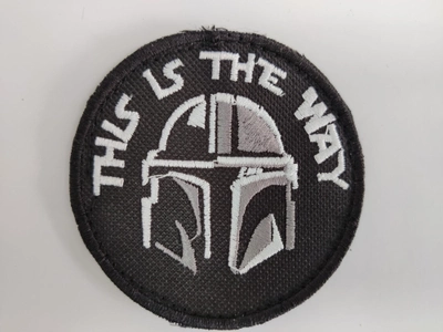 Шеврони Медаль" This Is The Way" з вишивкою