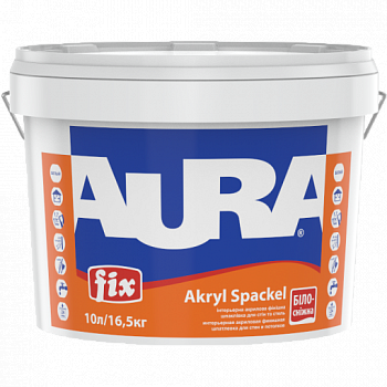 Финишная шпатлёвка Aura Fix Akryl Spaсkel 27кг