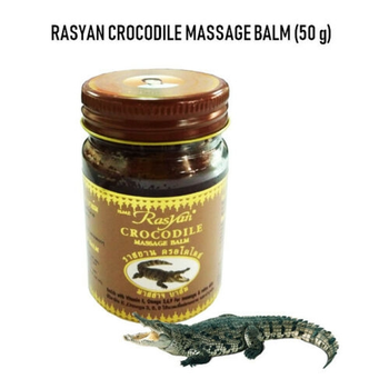 Тайский массажный бальзам Rasyan с Крокодиловым Маслом