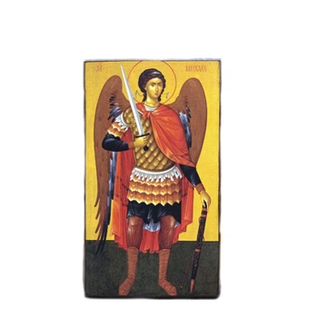 Икона Архистратига Михаила 160х120 лак