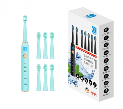 Електрична зубна щітка AHealth SMART SONIC SMILE 1 Green