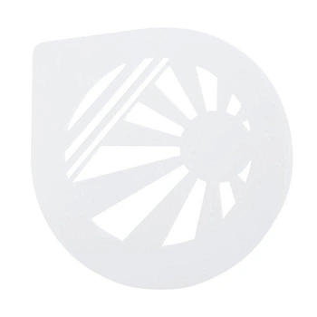 Трафарет пластиковый для торта Empire Пляж EM-8743 255 мм